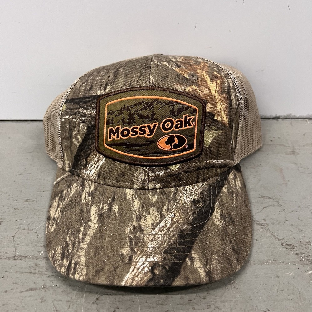Mossy Oak Patch Hunting Camo Trucker Cap Mesh Baseball Hat Snap Back